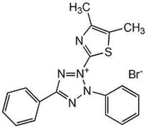 VWR 3-(4,5-Dimethylthiazol-2-yl)-2,5-diphenyltetrazolium bromide (MTT) ≥98%, Ultrapure