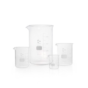DURAN®, borosilicate glass 3.3, clear, Beaker, low form, with spout