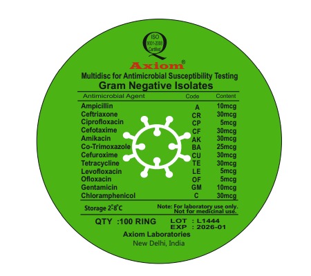 Axiom 12-format Multi-disc antibiotic disc rings