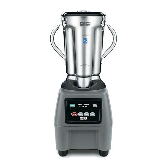 WARING COMMERCIAL Blender With Electronic Touchpad, 4 L SS Container, 3.75 HP, 220/240 V