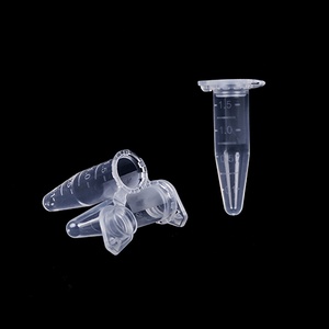 Biologix Microcentrifuge Tubes, Clear, Sterile with flat Snap caps