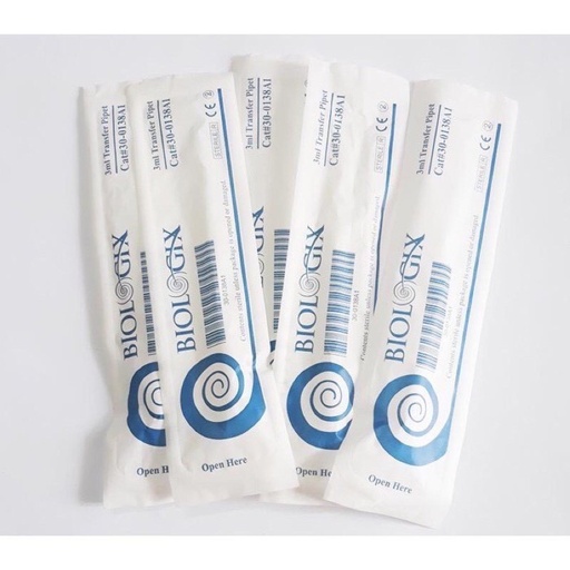 [30-0135A1] Biologix Pasteur's pipettes, Individually Packed, Sterile (1 mL)