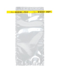 Whirl-Pak® Write-On Bags, Sterile with Yellow Tape