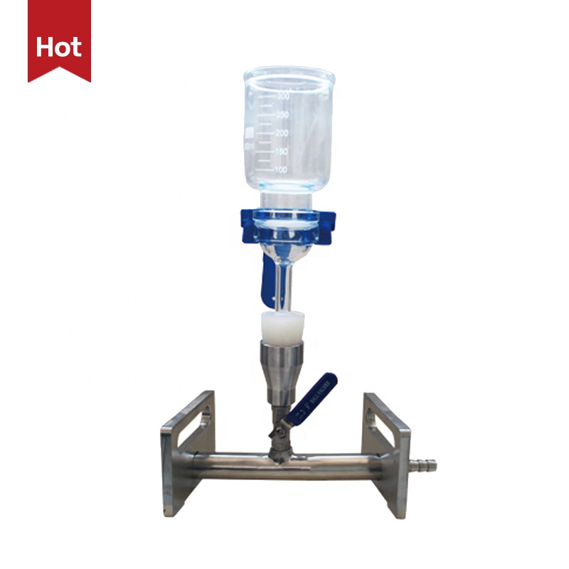 BIOBASE Stainless Steel Manifold Vacuum Filtration system With 300mL Glass Funnels and Lid