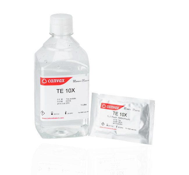 Canvax Tris-EDTA TE Buffer, Molecular Biology Grade, 10X