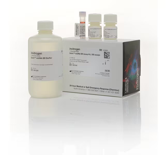 Invitrogen™ Qubit™ dsDNA Broad Range (BR) Assay Kit, 4 to 2000 ng
