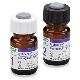 Bio-Rad Lyphochek Hemoglobin A₂ Control, Bilevel(4 x 0.5 mL)