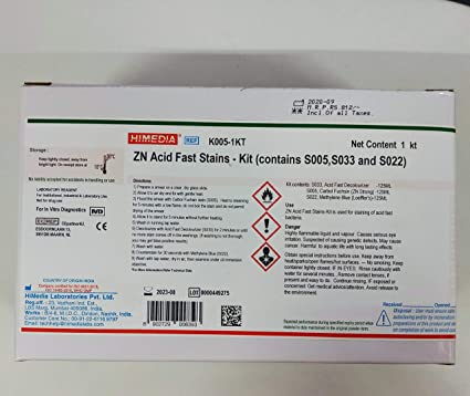 HiMedia Ziehl-Neelsen, ZN Acid Fast Stains Kit
