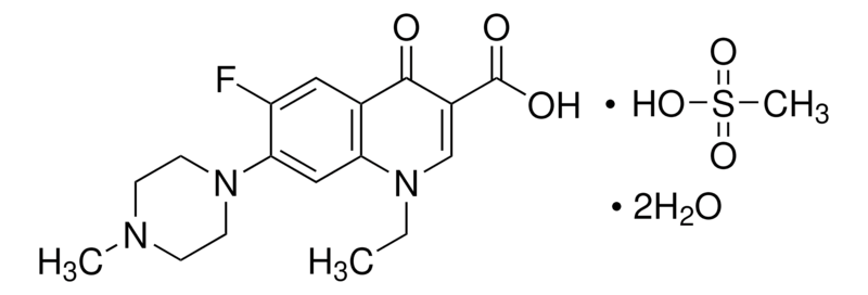 Thermo Scientific™ Pefloxacine methanesulphonate dihydrate 95%