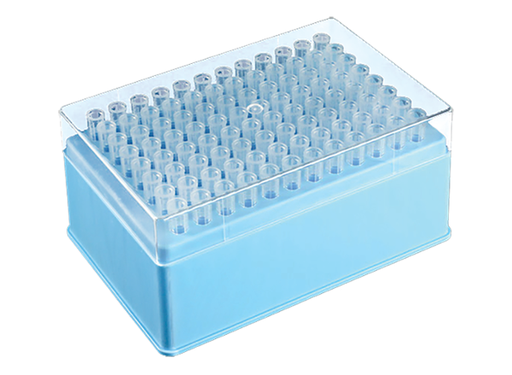 [21-0200D] Biologix Universal Pipet Tips, PP, Racked, Sterile, 96/Rack (200 µl)
