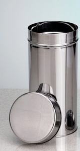 Petri dish canister, Stainless Steel
