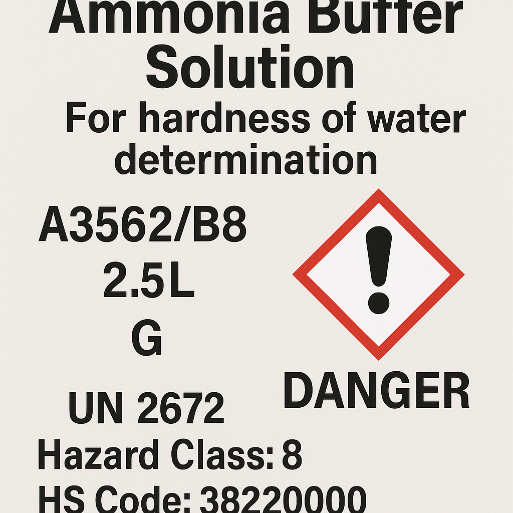 SURECHEM Ammonia buffer solution for hardness of water determination