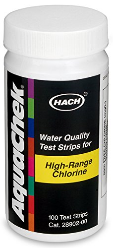 Hach Free Chlorine Test Strips, 0-600 mg/L