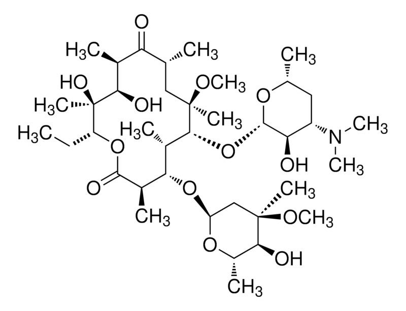 Thermo Scientific™ Clarithromycin 960 - 1040 µg/mg ≥97%