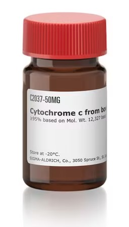Sigma-Aldrich Cytochrome c from bovine heart, ≥95% based on Mol. Wt. 12,327 basis
