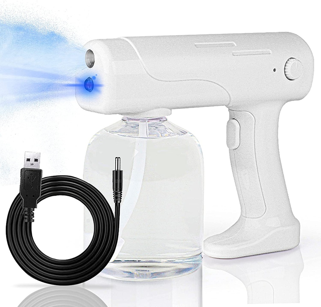 Professional Electric Sanitizer Sprayer Gun, Rechargeable with 500mL bottle