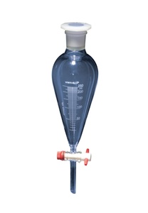 VWR® Separating Funnel, Borosilicate 3.3 glass, Squibb with NS-PE stopper