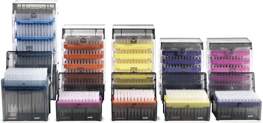 Thermo Scientific™ ClipTip™ Pipette Tips, Non-filtered, Non-sterile, Racked