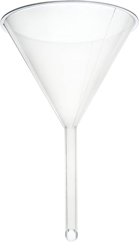 Eisco Analytical Filter Funnel, 3.6", Polyethylene Plastic, Chemical Resistant