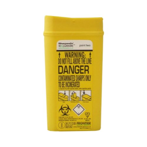 Daniel's SHARPSGUARD® Sharp container, yellow