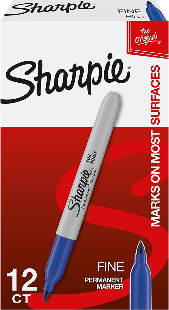 Sharpie Permanent Markers, Fine Point