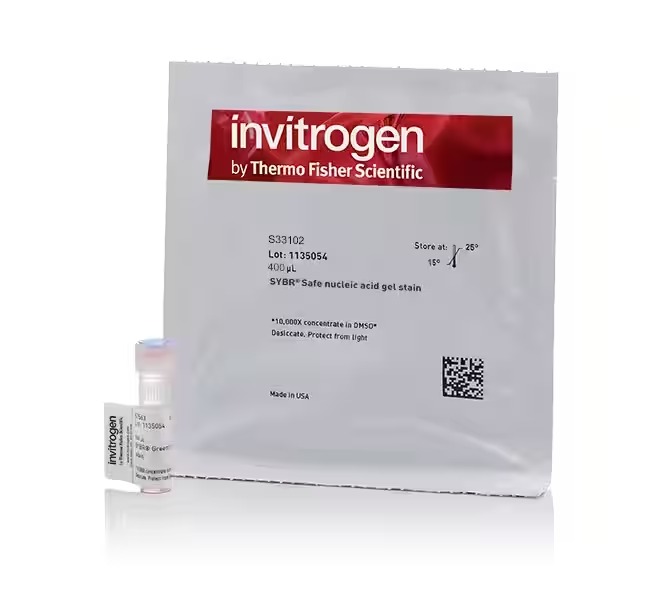 Invitrogen™ SYBR™ Safe DNA Gel Stain, 400 µL, 10,000X concentrate in DMSO