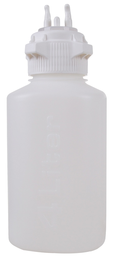 Heavy Duty PP Waste Bottle, 4000 ML W/ Overflow Protection, Autoclavable