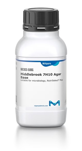 [M0303-500G] Millipore NutriSelect® Plus Middlebrook 7H10 Agar Base