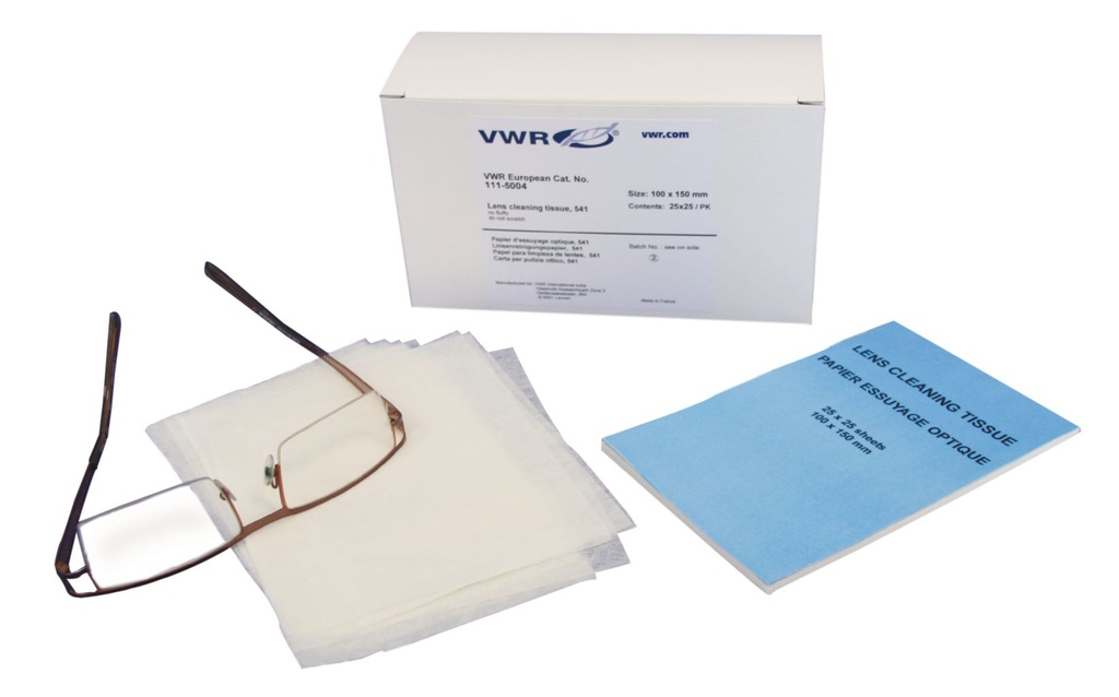VWR® Lens Cleaning Tissues, Grade 541