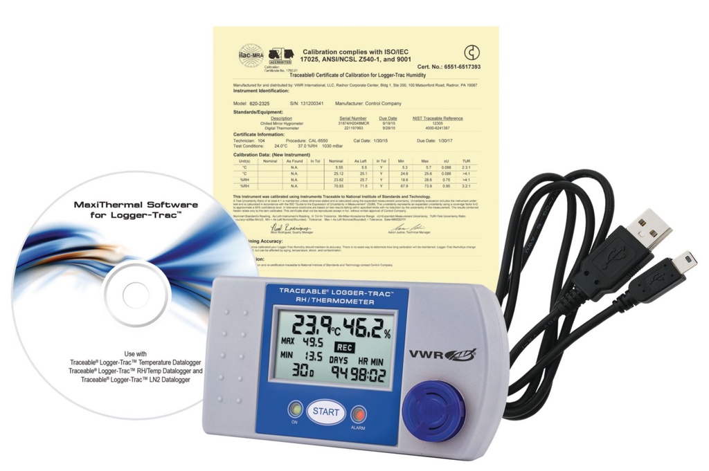 VWR® Traceable® Temperature and Humidity Data Logger