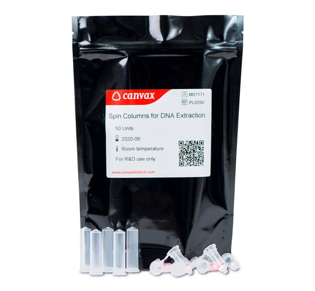 Canvax CleanEasy™ MiniSpin Columns (with Colector Tubes)