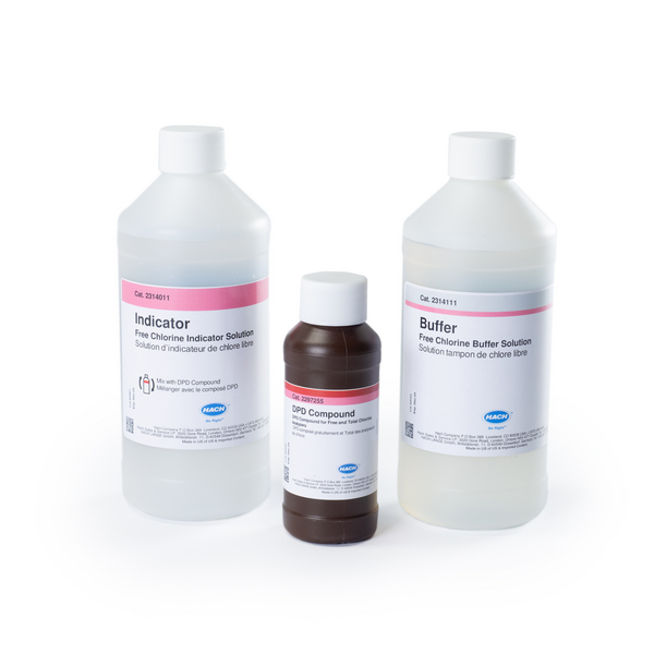 Hach Free Chlorine Reagent Set for chlorine analyser CL17/CL17sc