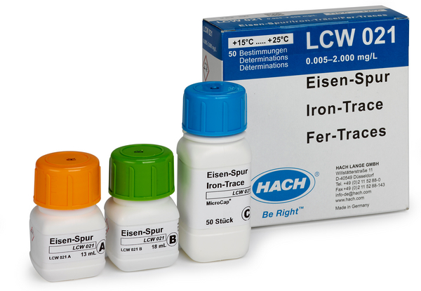 Hach Iron trace, reagent set Fe, for 50 Tests
