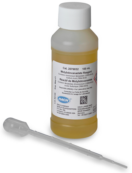 Hach Molybdovanadate Reagent Solution, MDB, for 50 Tests