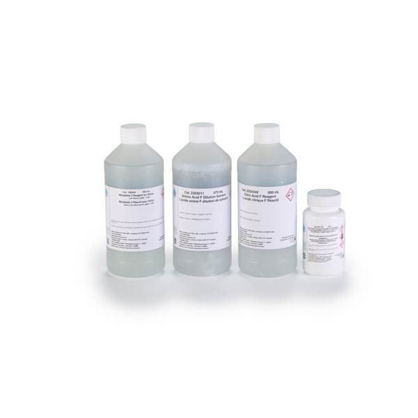 Hach Silica Reagent Set, Rapid Liquid, 3-1000 µg/L SiO₂, for 250 Tests