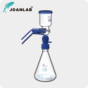 Joanlab Glass Vacuum Filtration Apparatus with 1000Ml GL45 Screw Filter Flask Set