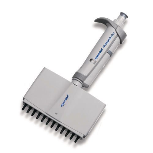 Eppendorf Research® Plus, 8-Channel, Variable, Incl. Ept.I.P.S.® Box, 0.5 – 10 µl, Medium Gray 