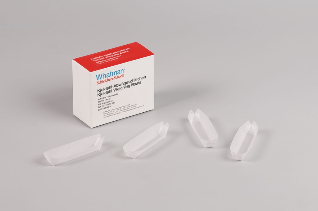Whatman™ weighing boats for Kjeldahl analysis, Grade 609