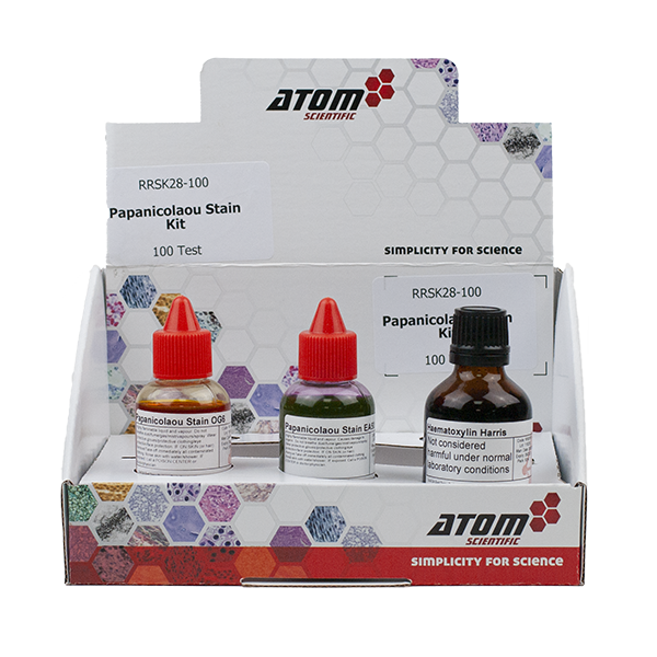 Atom Sci. Papanicolaou Stain Kit for 100 Tests