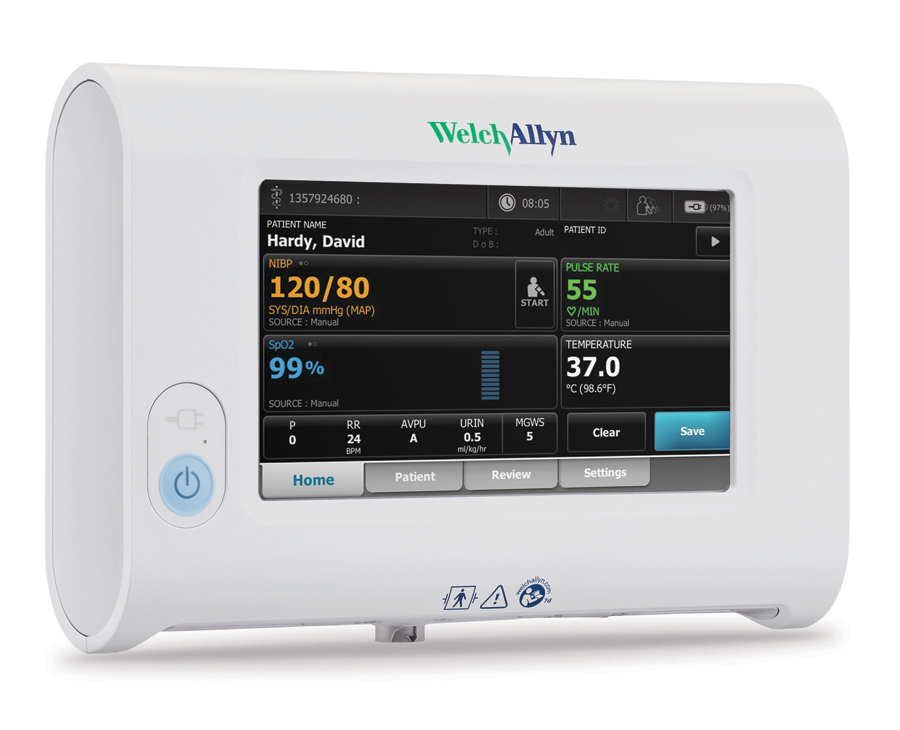 Welch Allyn Connex Spot Monitor with BP and Pulse Oximetry