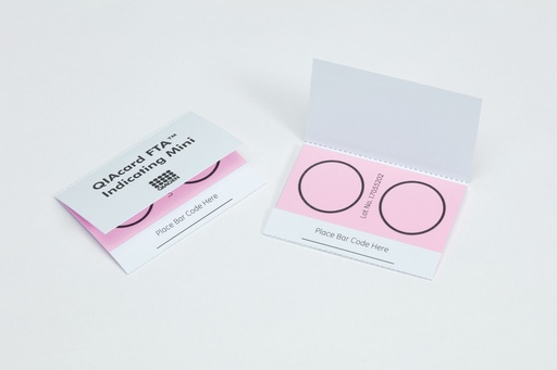 [WB120056] QIAcard® FTA® Mini Indicating cards, 2 sample area per card (100/pk)