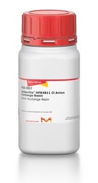 Sigma-Aldrich AmberLite™ HPR4100 Cl Anion Exchange Resin, chloride form, 30-35 mesh, anionic