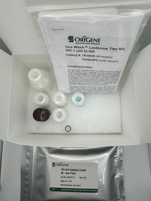 OriGene One-Wash™ Lentivirus Titer Kit, HIV-1 p24 ELISA