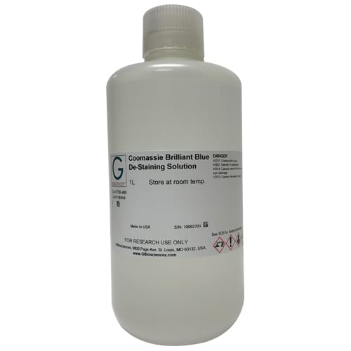 G-Biosciences Coomassie Brilliant Blue Destaining Solution, 1L