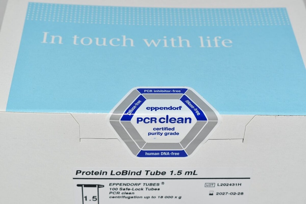 Eppendorf™ DNA LoBind™ Microcentrifuge Tubes, PCR Clean, Conical bottom, with  SnapTec™ cap