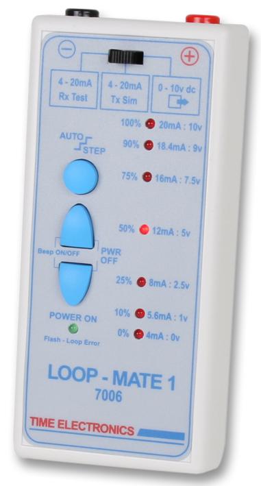 Time Electronics  Handheld Loop Simulator and Source (Loop-Mate 1), 4 to 20 mA