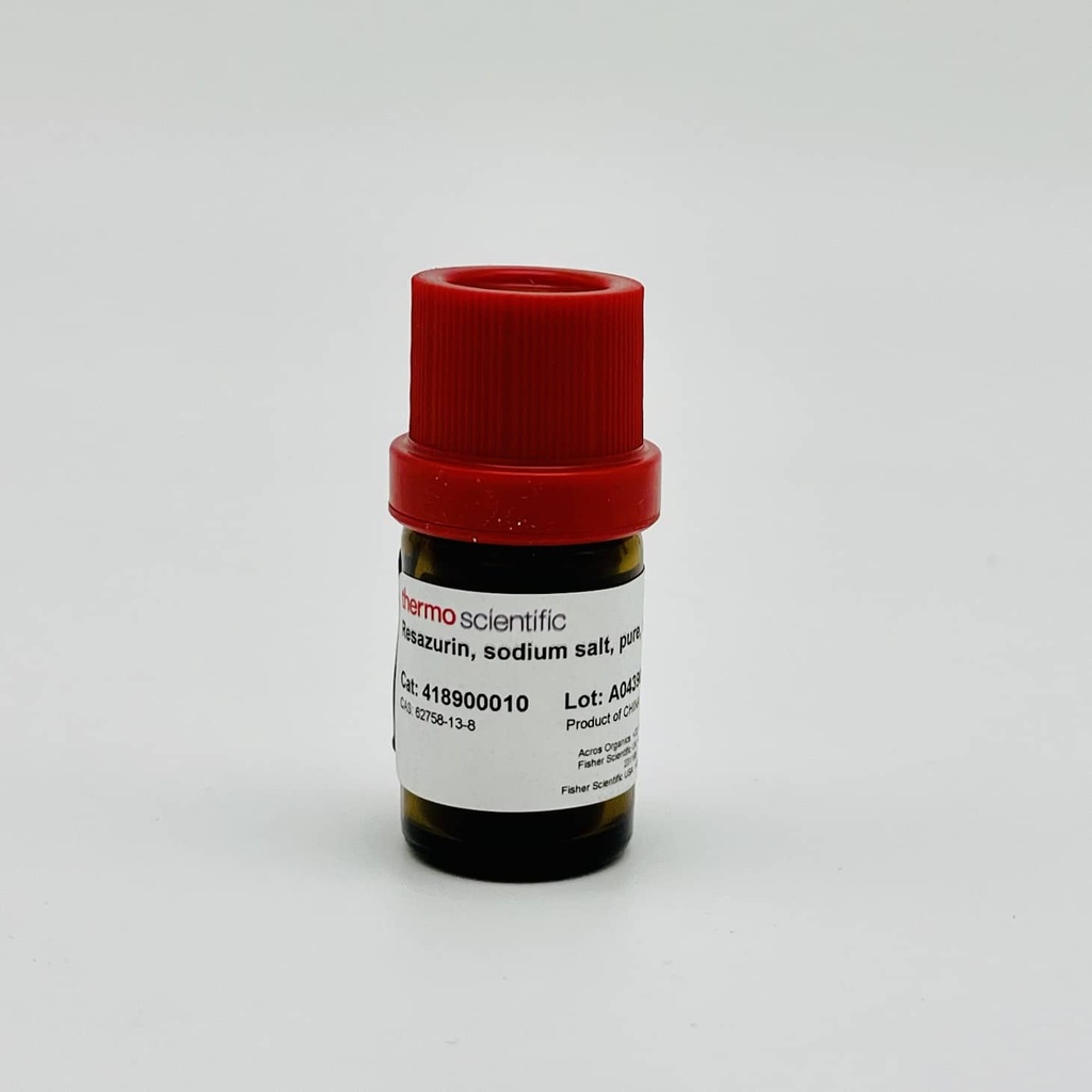 Thermo Scientific™ Resazurin sodium salt, pure, high-purity biological stain
