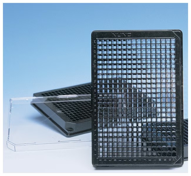 Thermo Scientific™ 384 Well Black Plate, Optically Clear Polymer Bottom