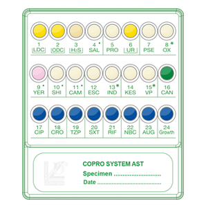 Liofilchem® Copro System AST for 20 Tests