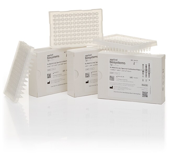 Applied Biosystems™
QuantStudio™ 3/5 10-Dye Spectral Calibration Kit, 96-well, 0.2 mL